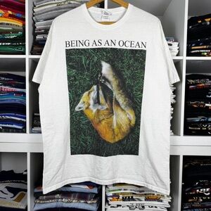 Being As An Ocean Sleeping Fox Men’s XL Shirt Emotional Hardcore